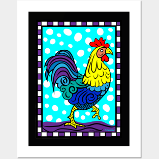 Handsome Rooster Posters and Art